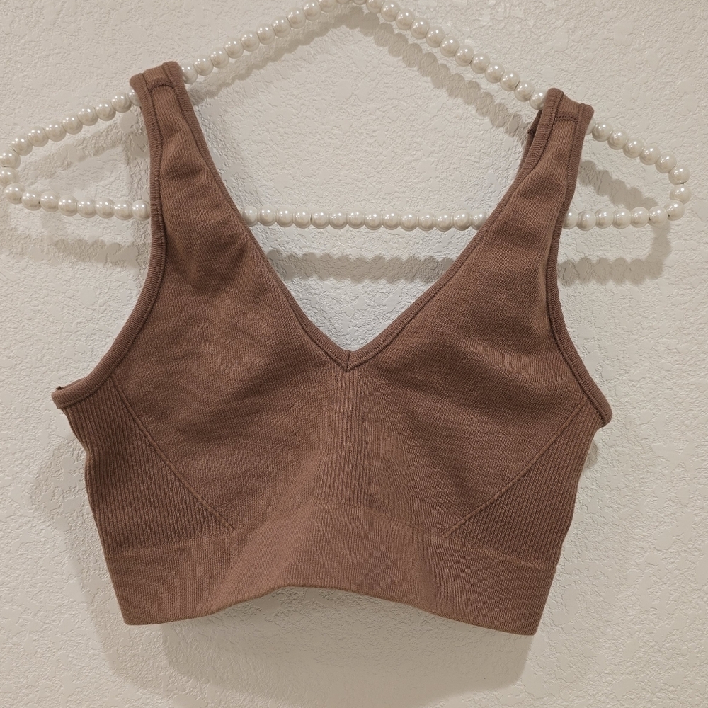 Everlane The Seamless Bra V Neckline Size XS/S - Picture 3 of 6